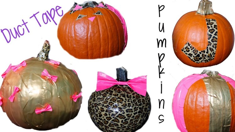 {Review} Duct.Duck Tape Pumpkin Decorating!