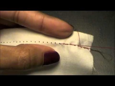 Sewing 101 - running stitch