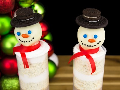 Snowman Push Pops from Cookies, Cupcakes and Cardio