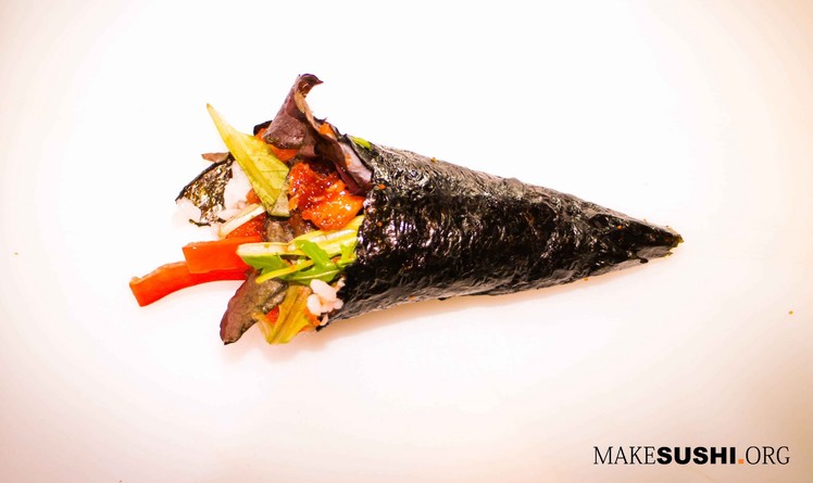 Sushi Hand Roll - How to Make Sushi
