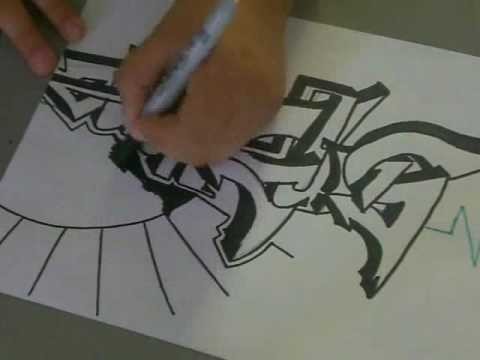 Tagging graffiti on paper