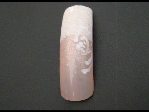 Wedding manicure. nail design