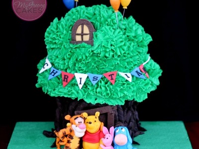 Winnie the Pooh"ish" Tree Cake: A McGreevy Cakes Tutorial