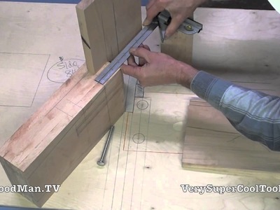 08 How To Build A Bed • Leg Joinery And Hardware Layout