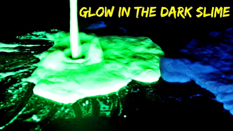 2 Ways to Make Glow in the Dark Slime