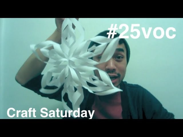 #25VOC: 3D Paper Snowflakes