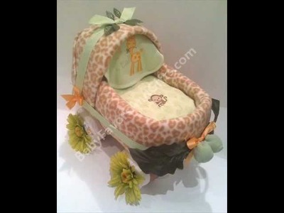 Copy of Baby shower gift ideas-Unique Diaper Cakes-centerpieces