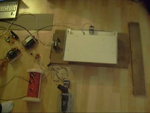 DIY arduino CNC 2 axis table