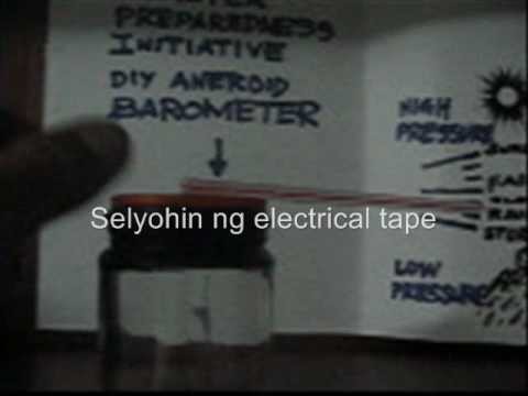 DIY Homemade BAROMETER for Weather Forecasting for PINOYS