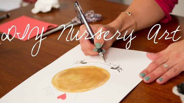 DIY: How to Create Nursery Artwork