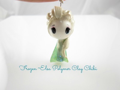 Frozen~Elsa Polymer Clay Charm