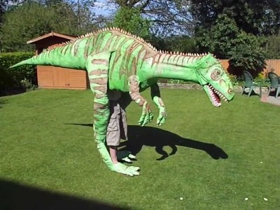 Homemade Dinosaur Costume 4 meters long!!