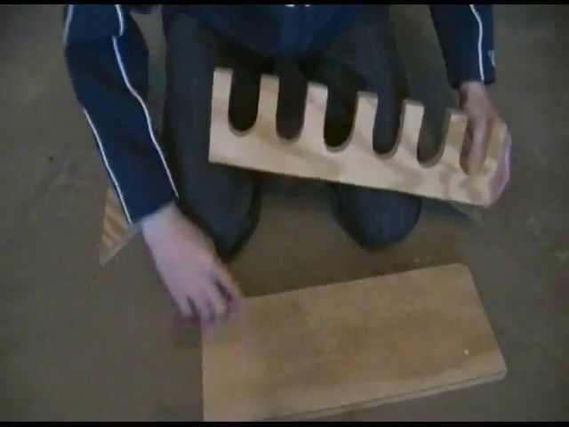 How to Build a Baseball Bat Rack
