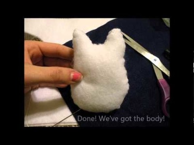 How to make a chibi Totoro felt plushie! :)