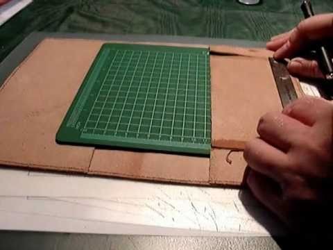 How to make a custom leather cover for your Barnes and Noble NOOK. Part 1