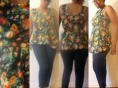 How to Make an Easy Flowy Tank Top