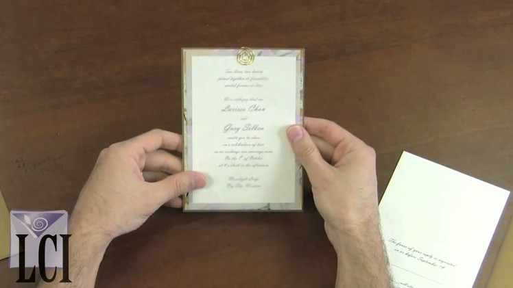 How To Make an Ornate Layered Pocket Card Invitation