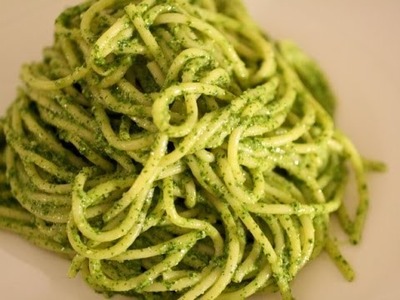 How to make green spaghetti