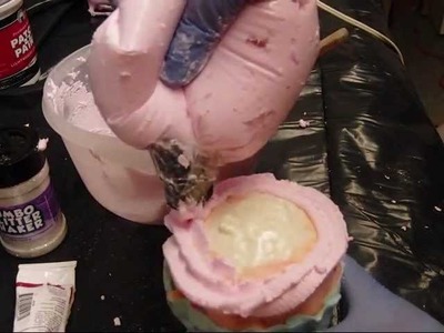 How to make Katy Perry Cupcake bra costume (detailed) Part4:Frosting!