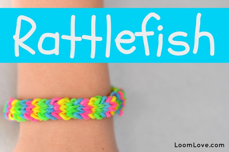 How to Make the Rainbow Loom Rattlefish on Monster Tail