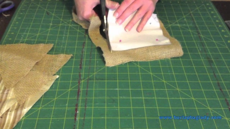 How to make your own Door Stop out of Burlap