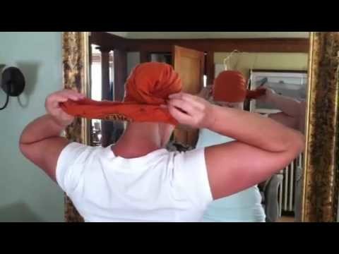 How to make your own turban during Chemo treatment
