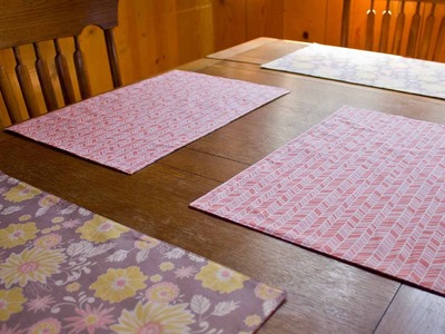 How To Sew A Reversible Placemat