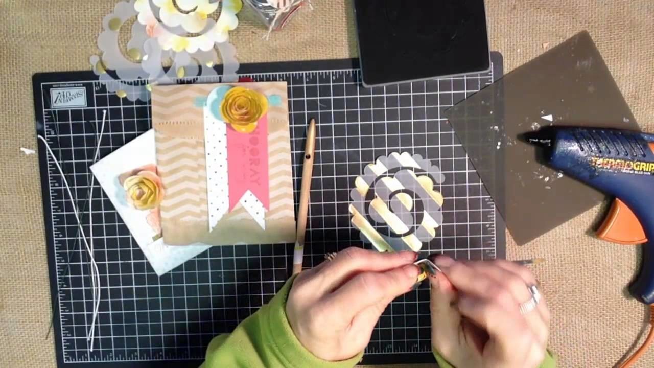 How to use the Spiral Flower Big Shot Die from Stampin' UP!
