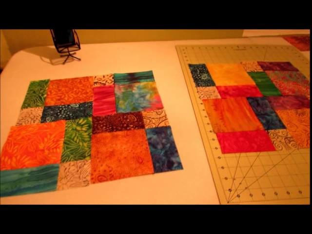 Lovin' the Disappearing 9 Patch quilt block!!