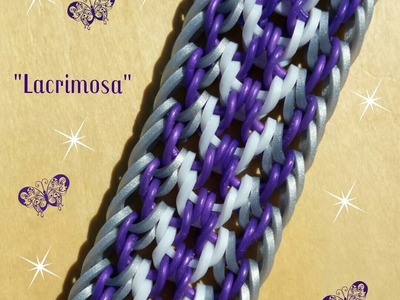 New "Lacrimosa" Hook Only Bracelet.How To Tutorial