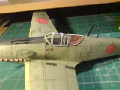 Paper model Kawasaki Ki-61 Hien