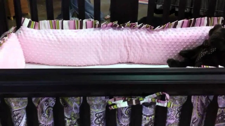 Pippin McGee Pink & Chocolate Confection Crib & Baby Bedding