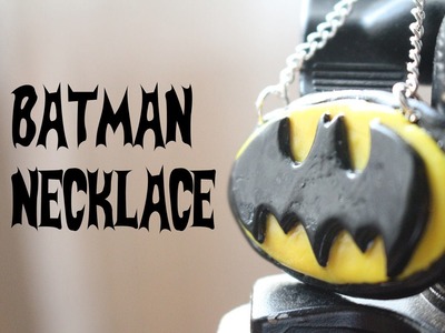 Polymer Clay Batman Necklace Tutorial