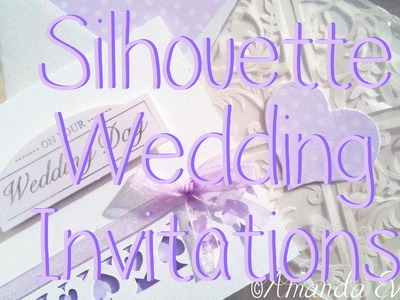 Silhouette Wedding Invitations