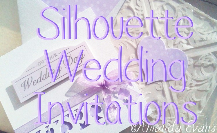 Silhouette Wedding Invitations