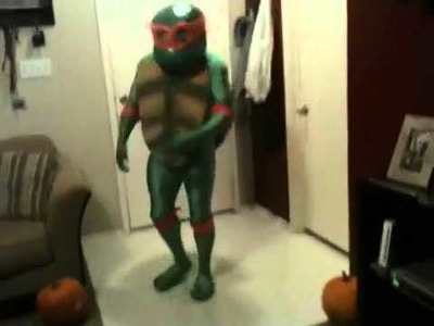 TMNT Michelangelo Custom Costume - Halloween 2011