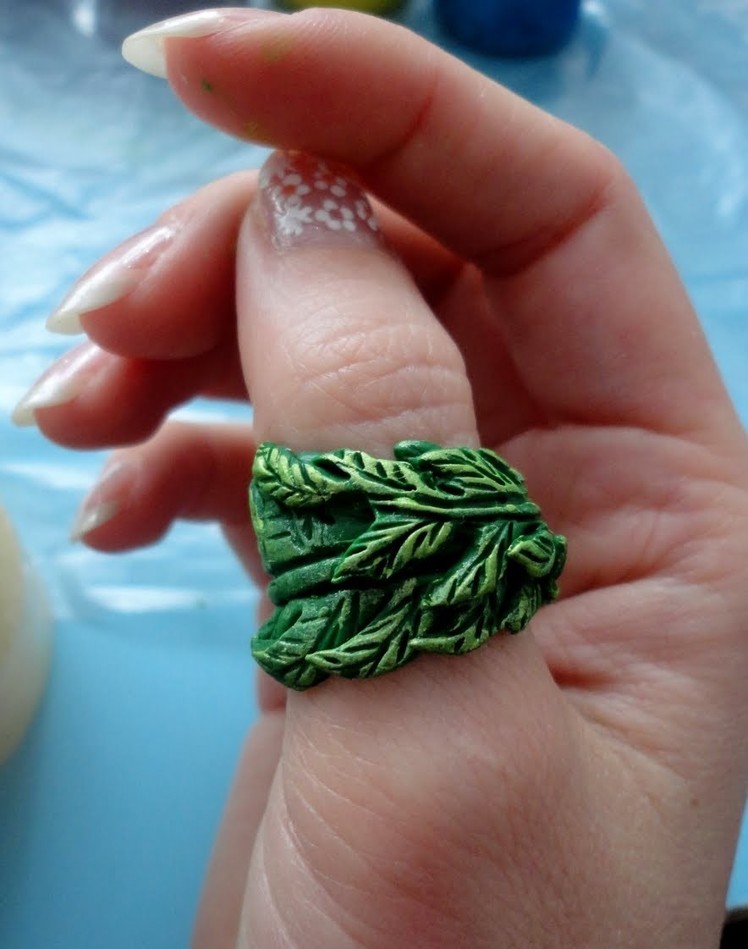 Tutorial : Polymer Clay Ring 3