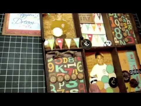 Altered Shadow Box and Easel Card