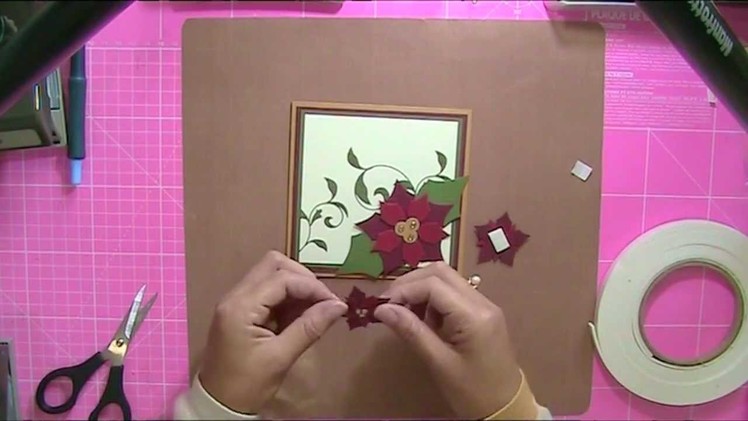 Christmas Card - How to Make a Beautiful Christmas Card with Becka B