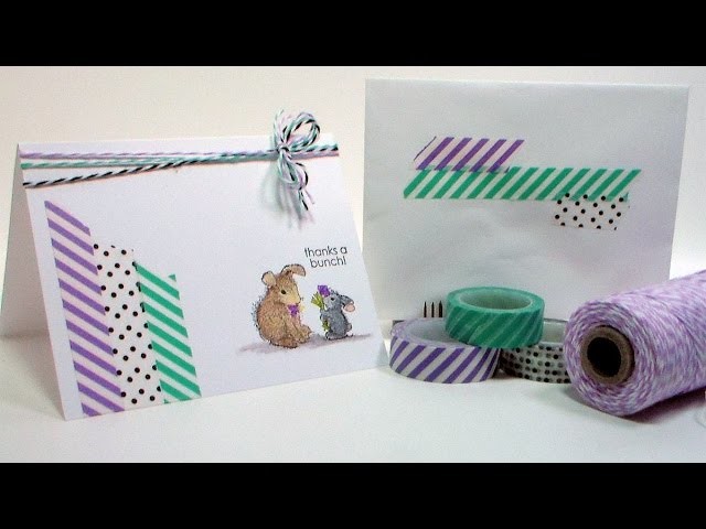 Cute Bunny Thank You Card Set {Baby Shower Gift!}