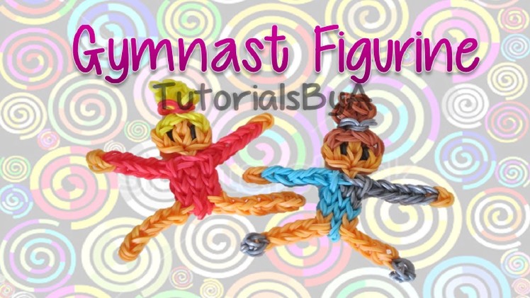 Gymnast Action Figurine.Figurine Rainbow Loom Tutorial