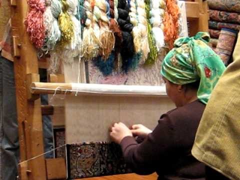 Hand Weaving Turkish Rug
