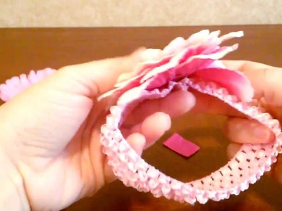 How to make a Baby Flower Headband (Tutorial) by shopbgd.com