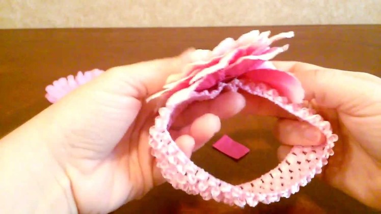 How to make a Baby Flower Headband (Tutorial) by shopbgd.com