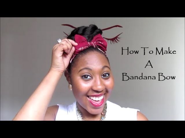 How To Make A Bandana Bow