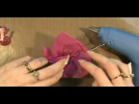 How to make a Bouquet of Flower Kisses Using paper
