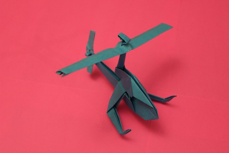 How to make a cool paper helicopter origami: instruction| Mosquito Helicopter