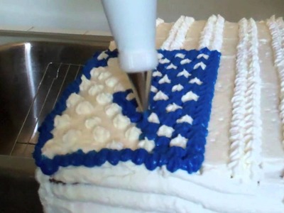 How to make an American Flag Cake