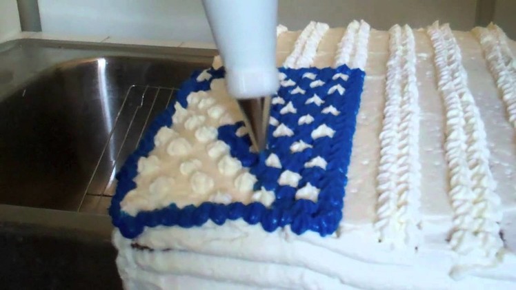 How to make an American Flag Cake