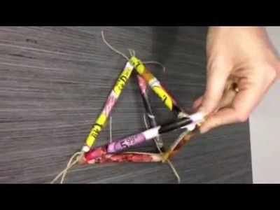 How to make Recycled Paper Sticks for Maths, Puzzles. Art i